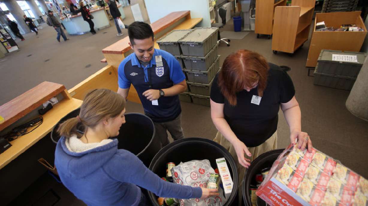 Salt Lake libraries forgive fines in exchange for food