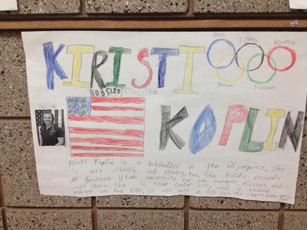 Saratoga Springs students connect with Olympians through Twitter