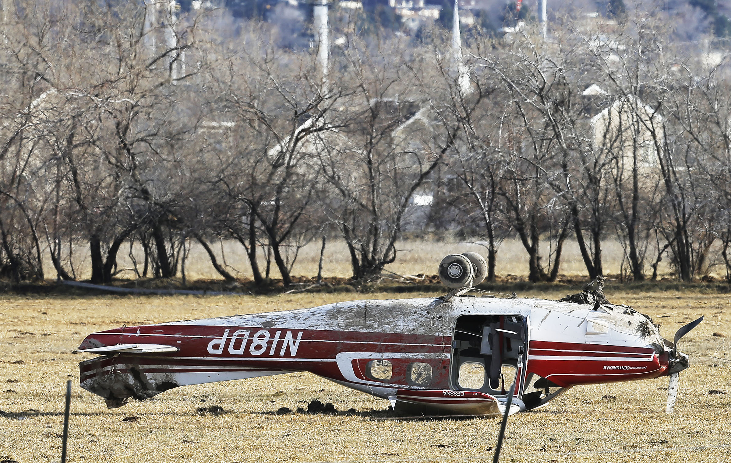 Single-engine plane crashes in Woods Cross