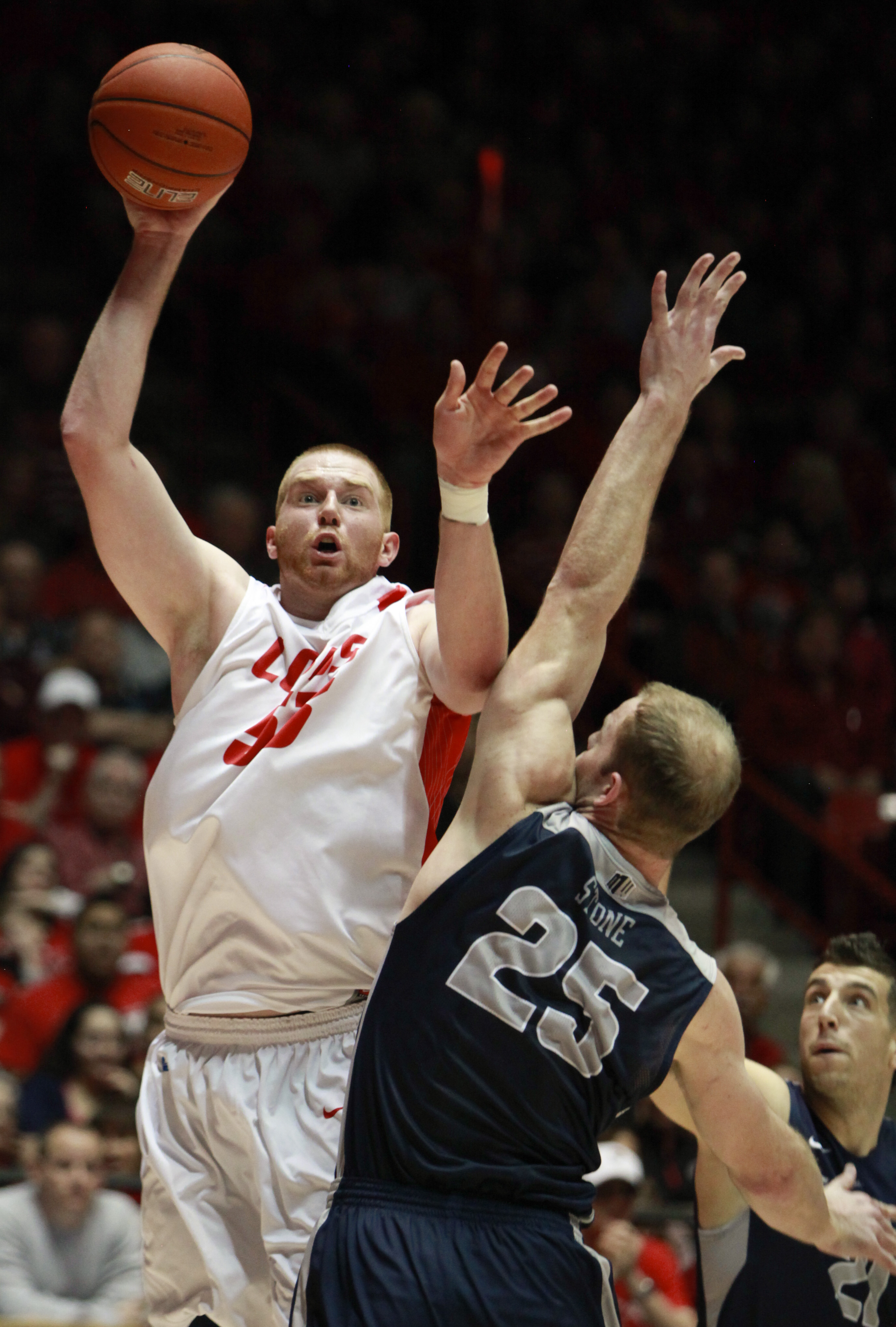 Neal and Kirk help New Mexico beat Utah State