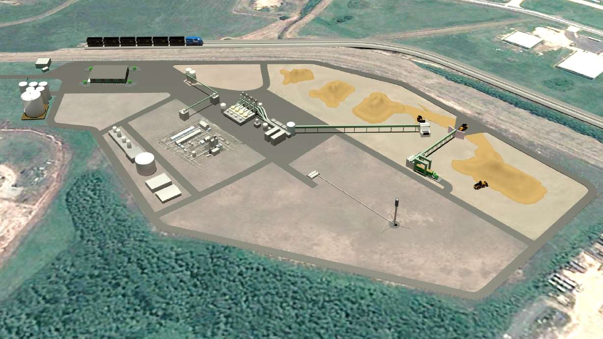 Louisiana facility to produce green fuels and biochar from sustainable wood residues