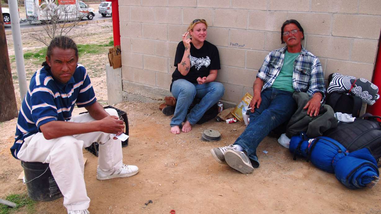 Texas officers suspended for homeless sign contest