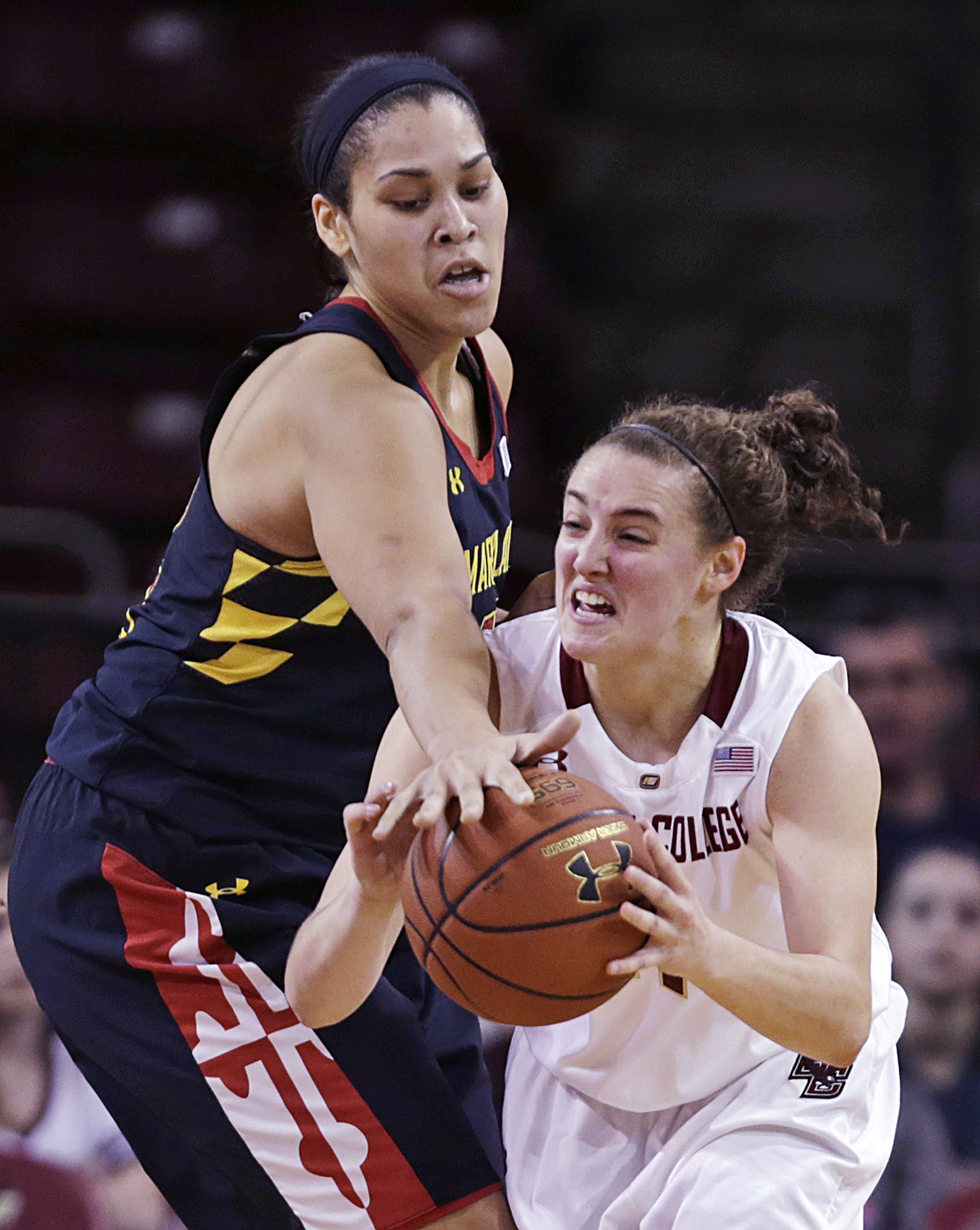 No. 9 Maryland women coast past BC, 92-66