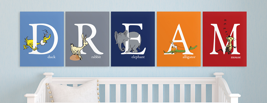 Seuss fans delight in larger size, gallery-wrapped canvas art