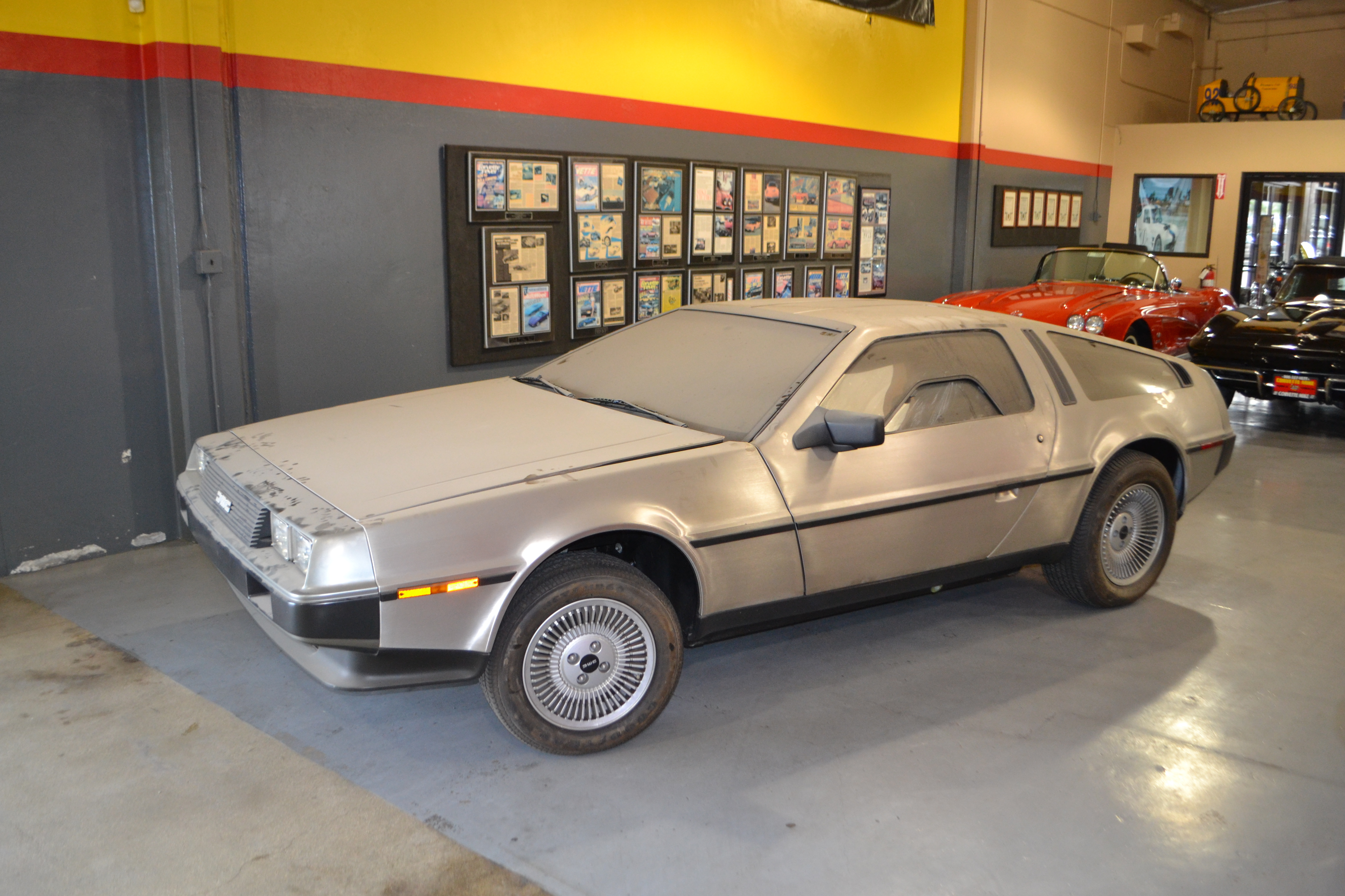Long forgotten DeLorean found in garage in Temecula California by Corvette Mike
