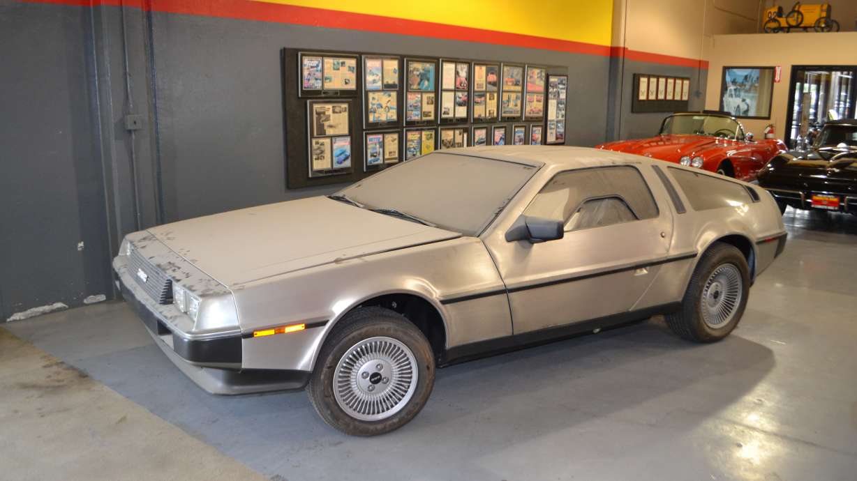 Long forgotten DeLorean found in garage in Temecula California by Corvette Mike