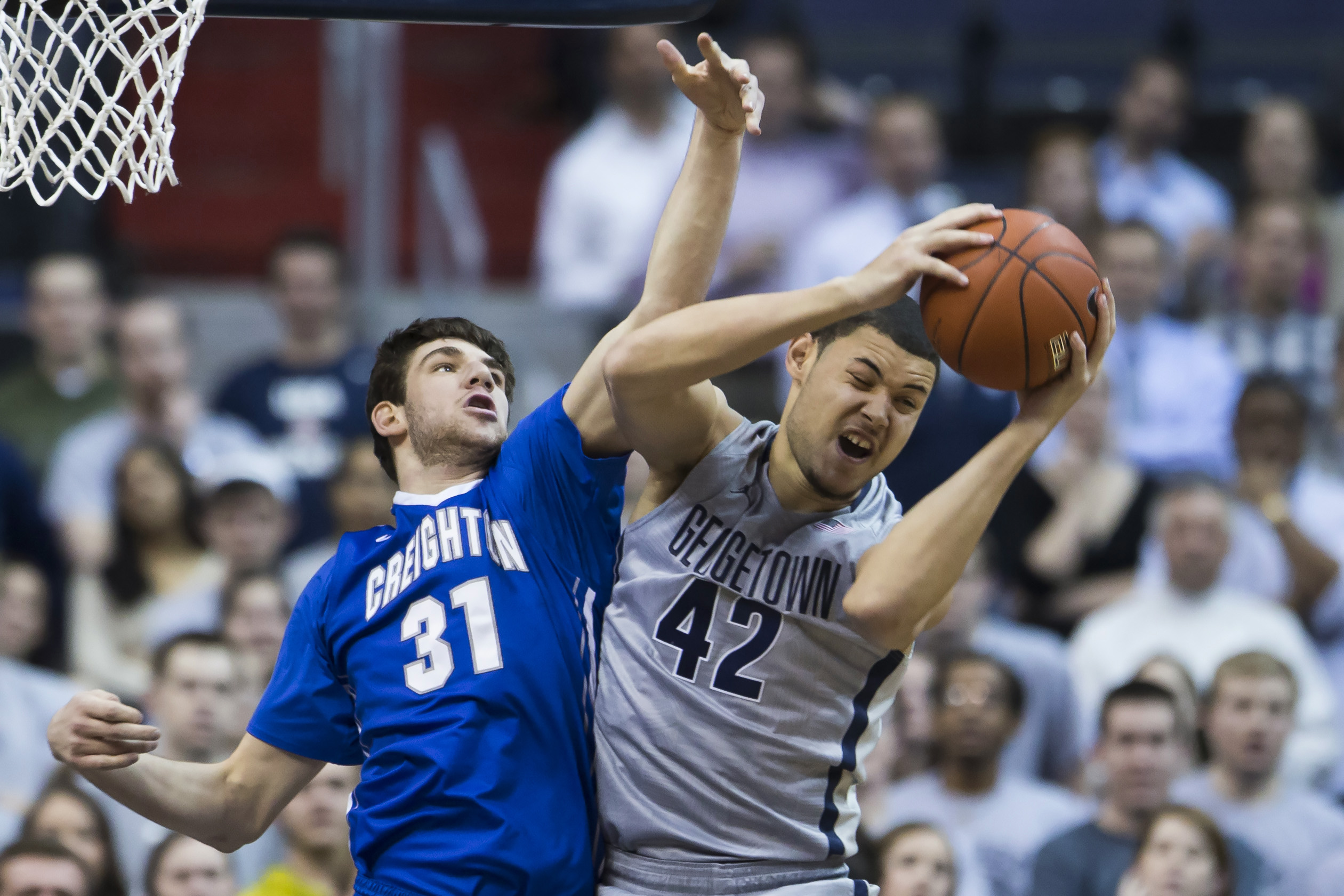 Georgetown beats No. 13 Creighton 75-63