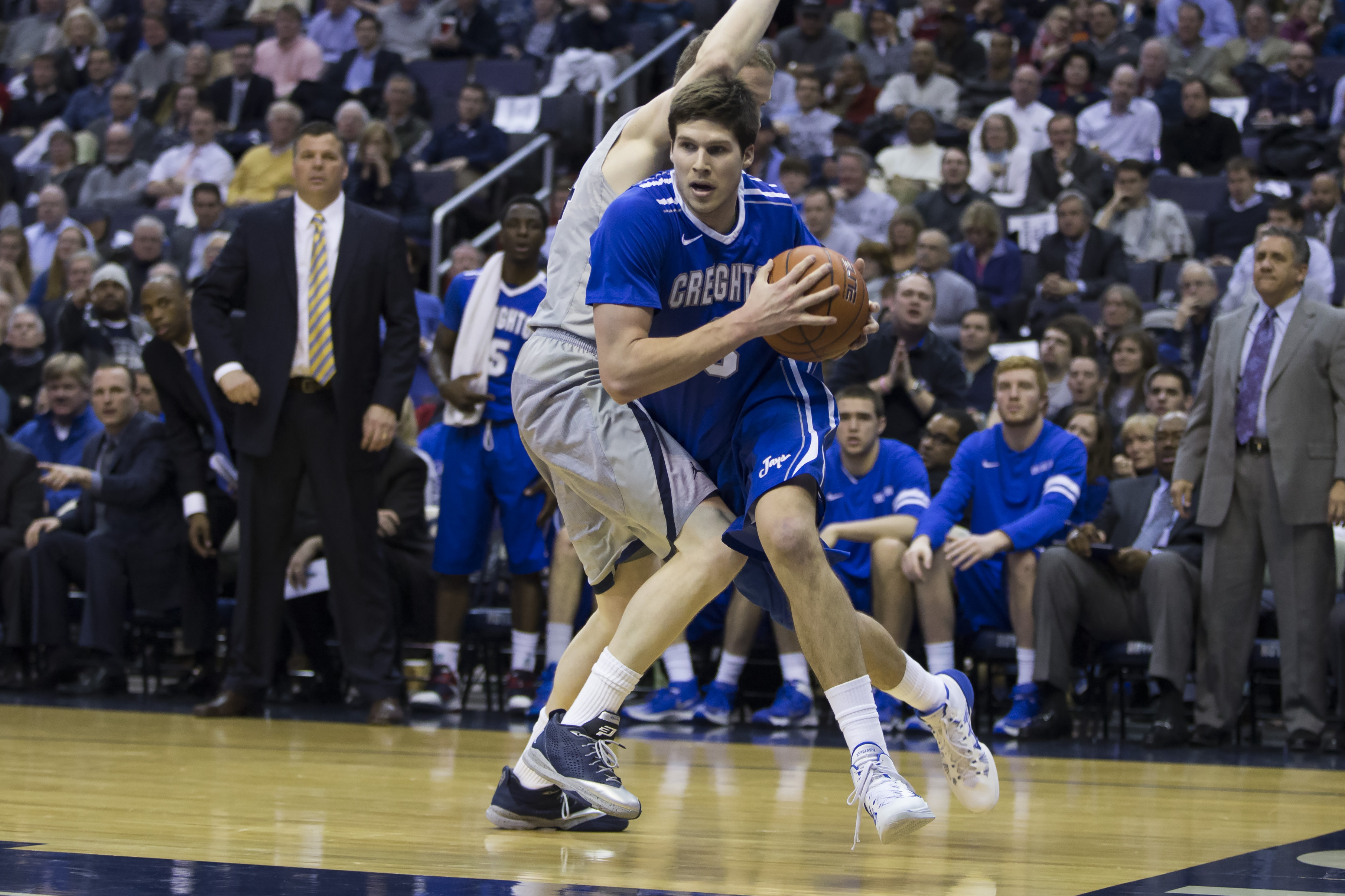 No. 13 Creighton falls to Georgetown 75-63