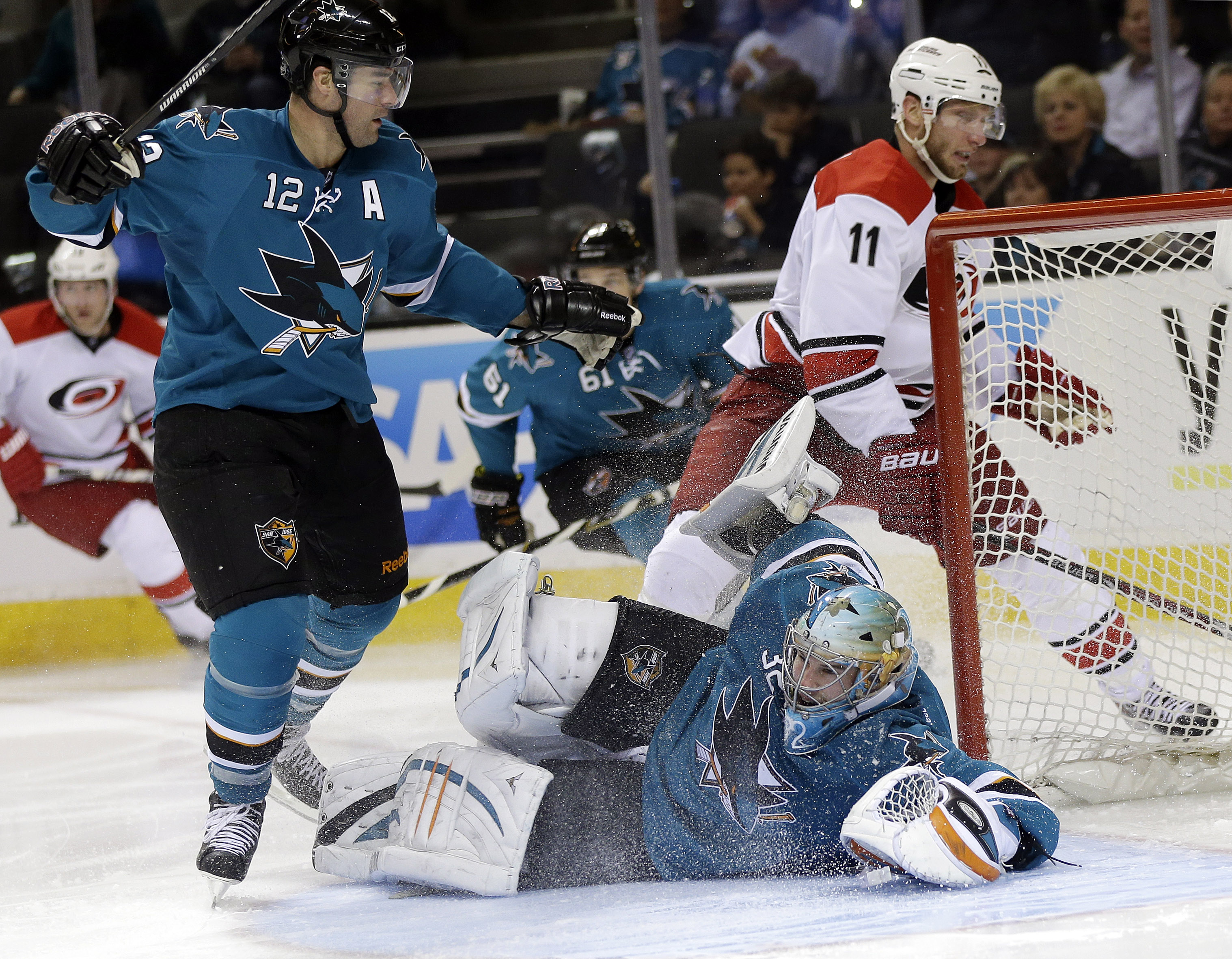Hurricanes beat Sharks 3-2 in OT