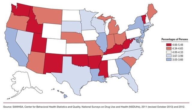 Utah tiene la tasa más alta de enfermos mentales en los Estados Unidos, según estudios realizados