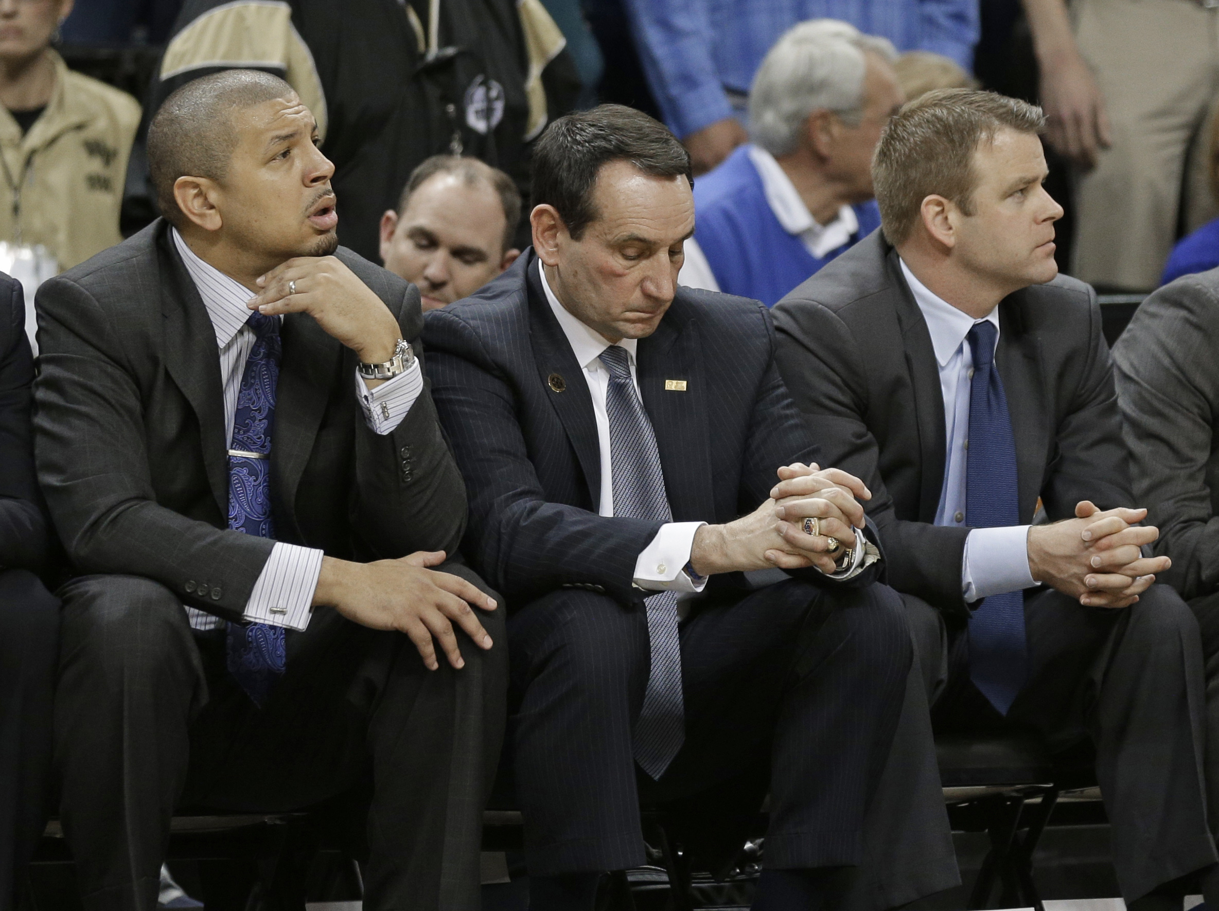 Coach K suffers dizziness during loss to Wake