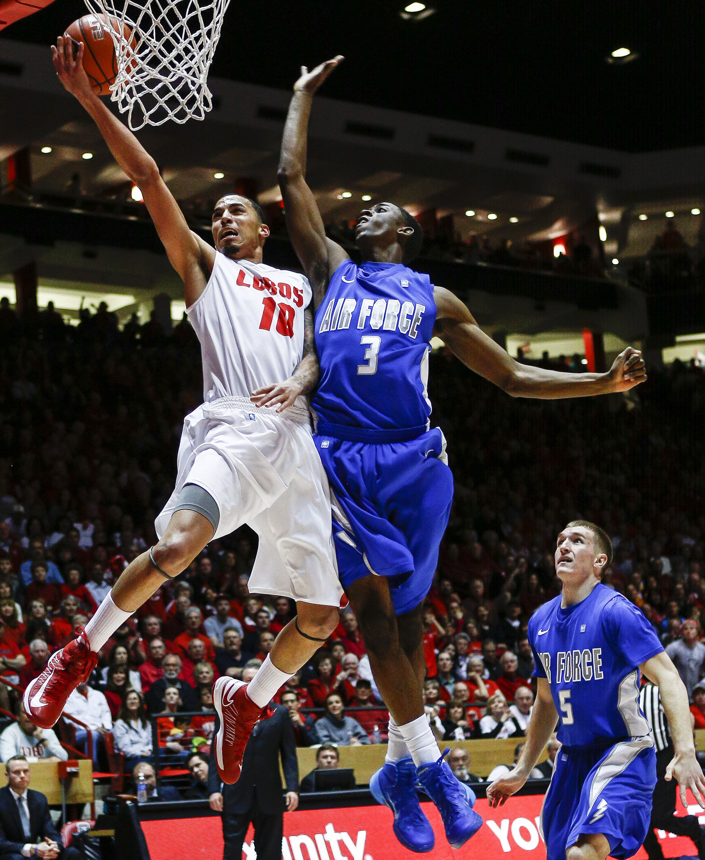 No. 21 New Mexico beats Air Force 80-52