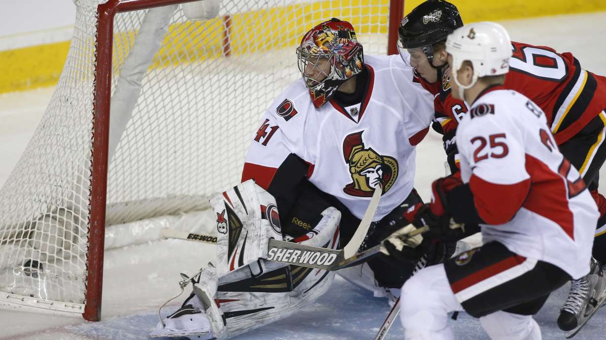 Granlund, Ortio lead Flames past Senators, 4-1