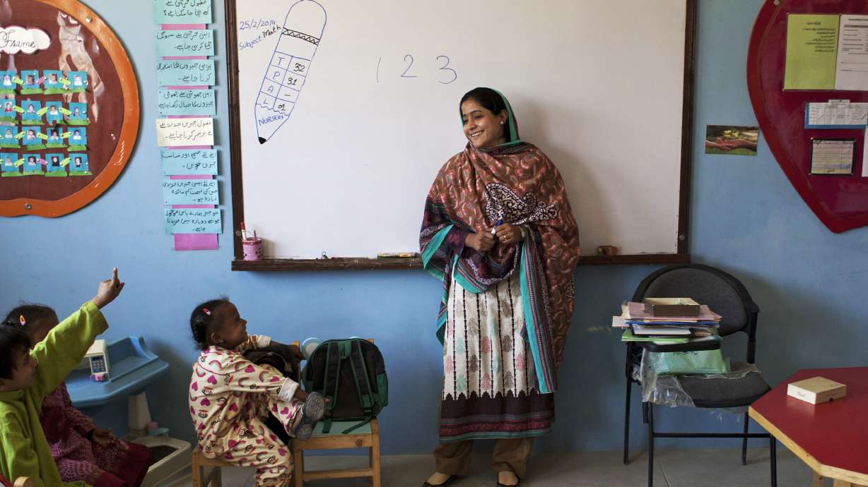 Pakistani woman on a mission to educate children