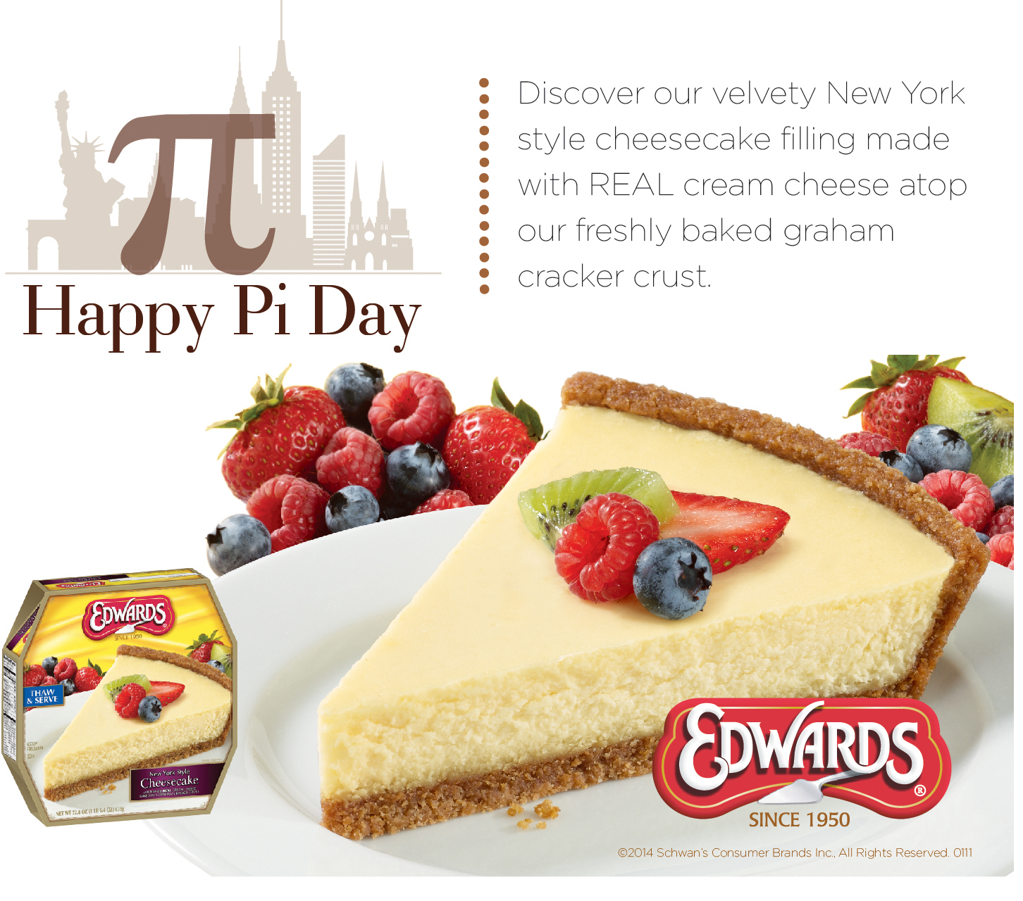 Timed to National Pi Day, brand adds creamy new offering, available nationwide