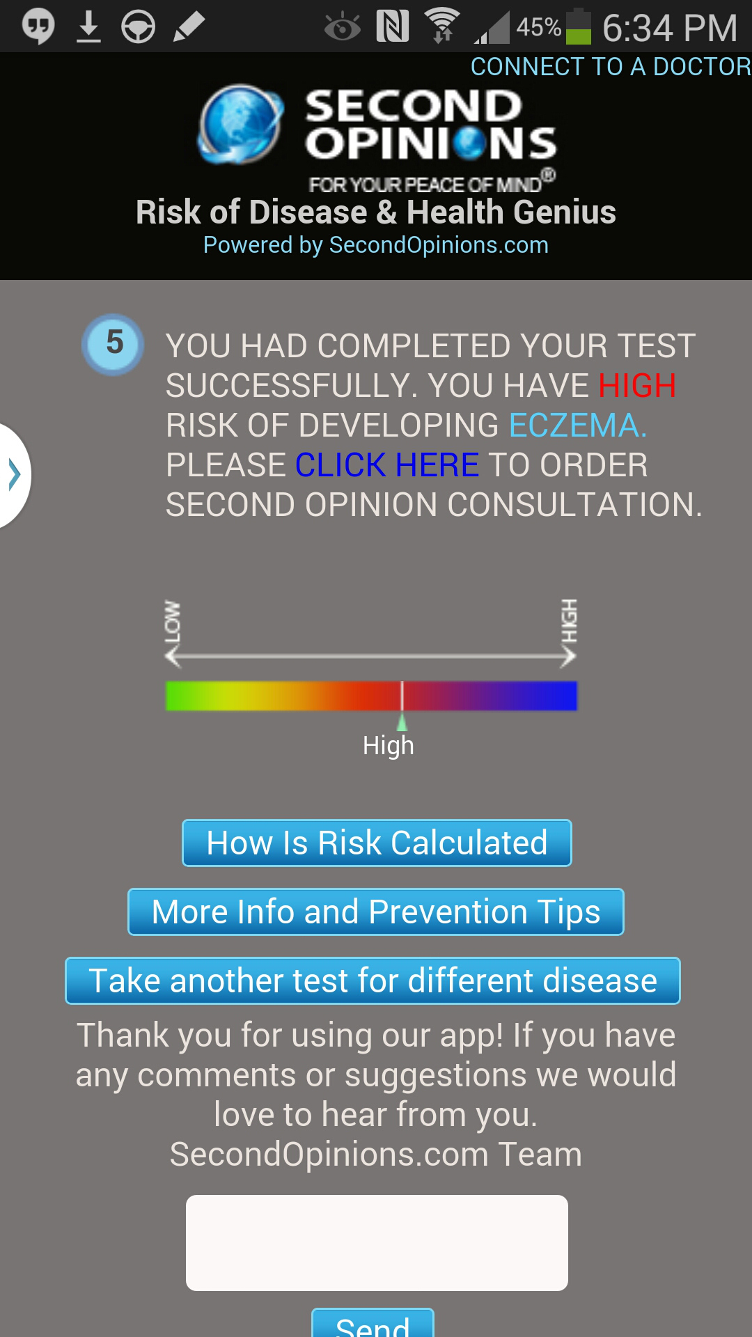 By Knowing Risks Patients Can Take Preventative Steps to Avoid Certain Diseases and Better Prepare By Seeking Second Opinion Consultations with Top Expert Physicians