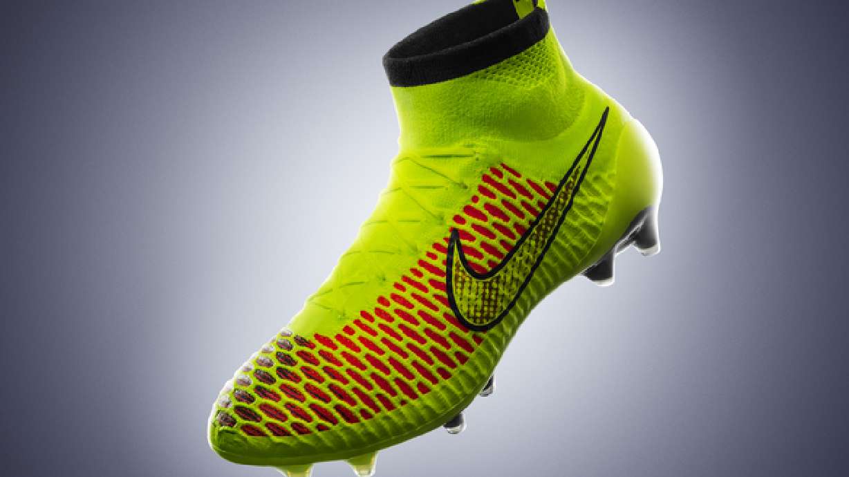 Andrés Iniesta unveils new boot, featuring distinctive new silhouette and NIKE Flyknit technology for unprecedented fit, feel and control