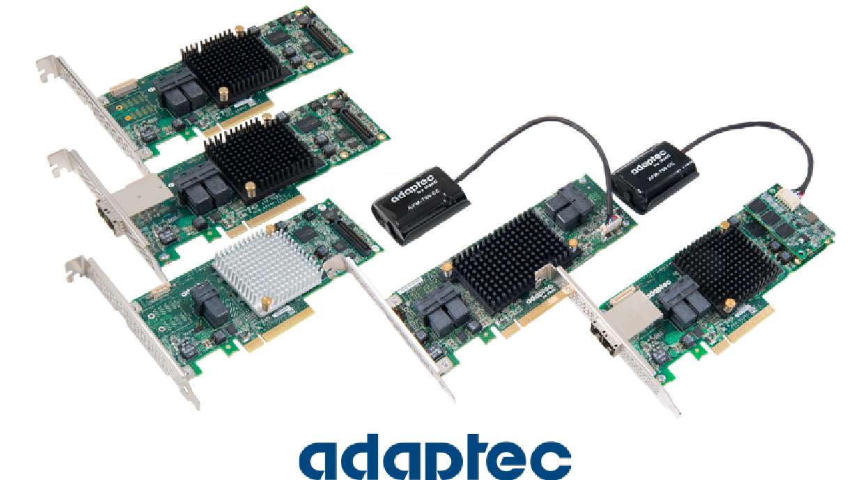 Vorgeführt wird unter anderem der Adaptec by PMC Series 8 RAID Adapter mit maxCache Plus Tiering Software und 12Gb/s SAS Software Defined Storage mit HBA-Schnittstelle