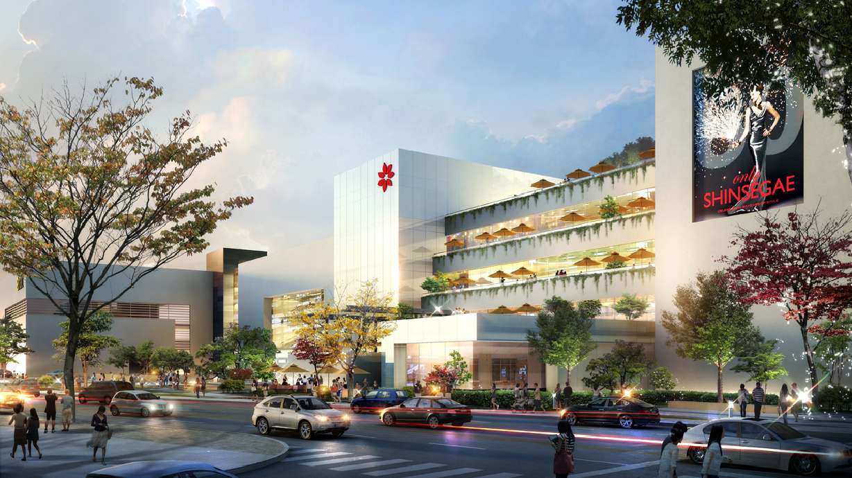 Designed by International Architects, The Jerde Partnership, New Project Is One of the Largest Centers in the Kimhae Area, Integrates Cultural & Community Amenities