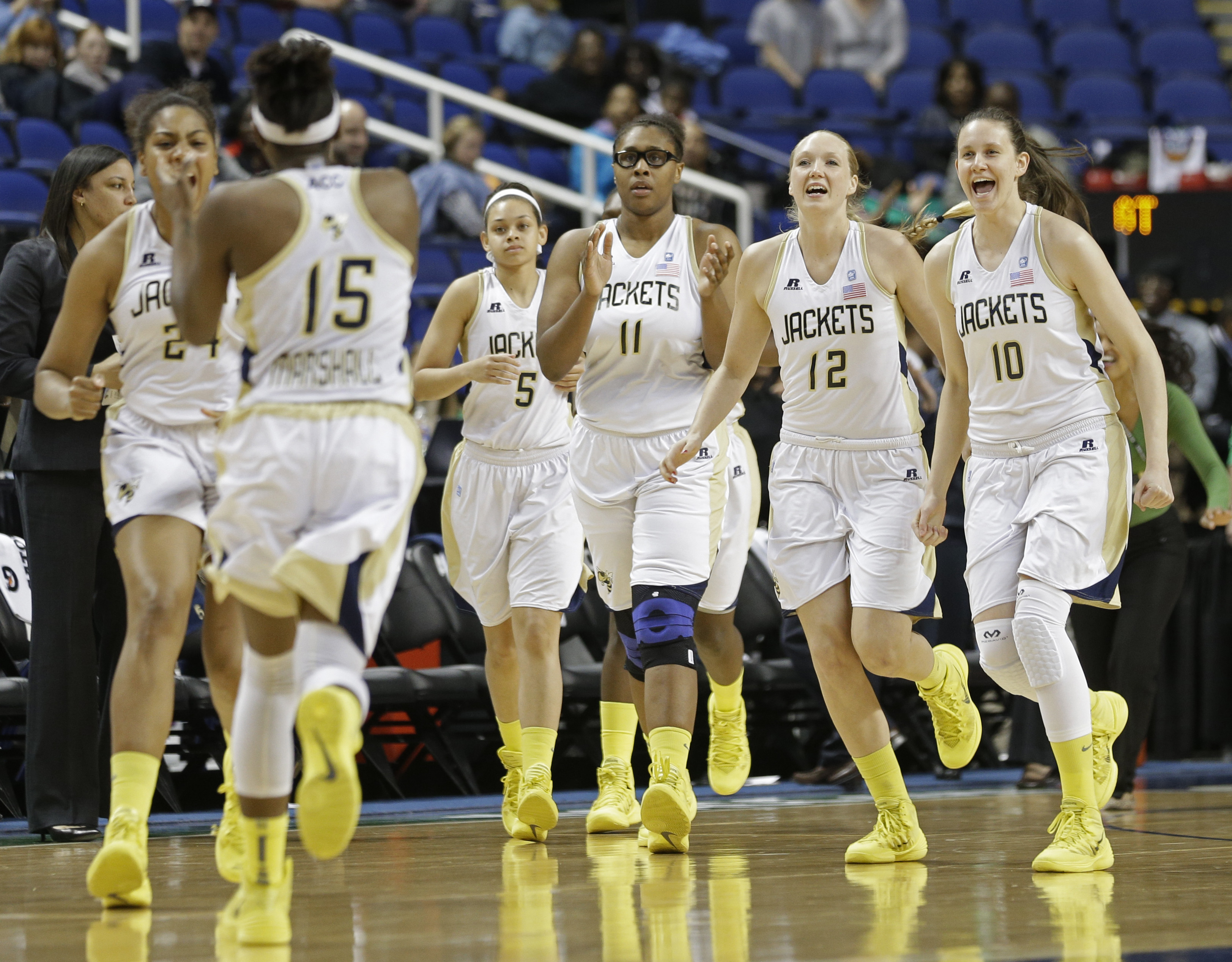 Georgia Tech women beat Virginia 77-76 in ACCs