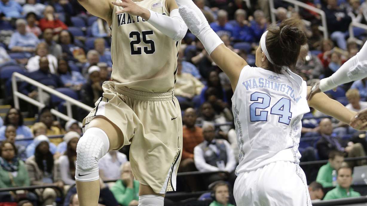 No. 13 UNC women beat Wake Forest 69-65 in ACCs
