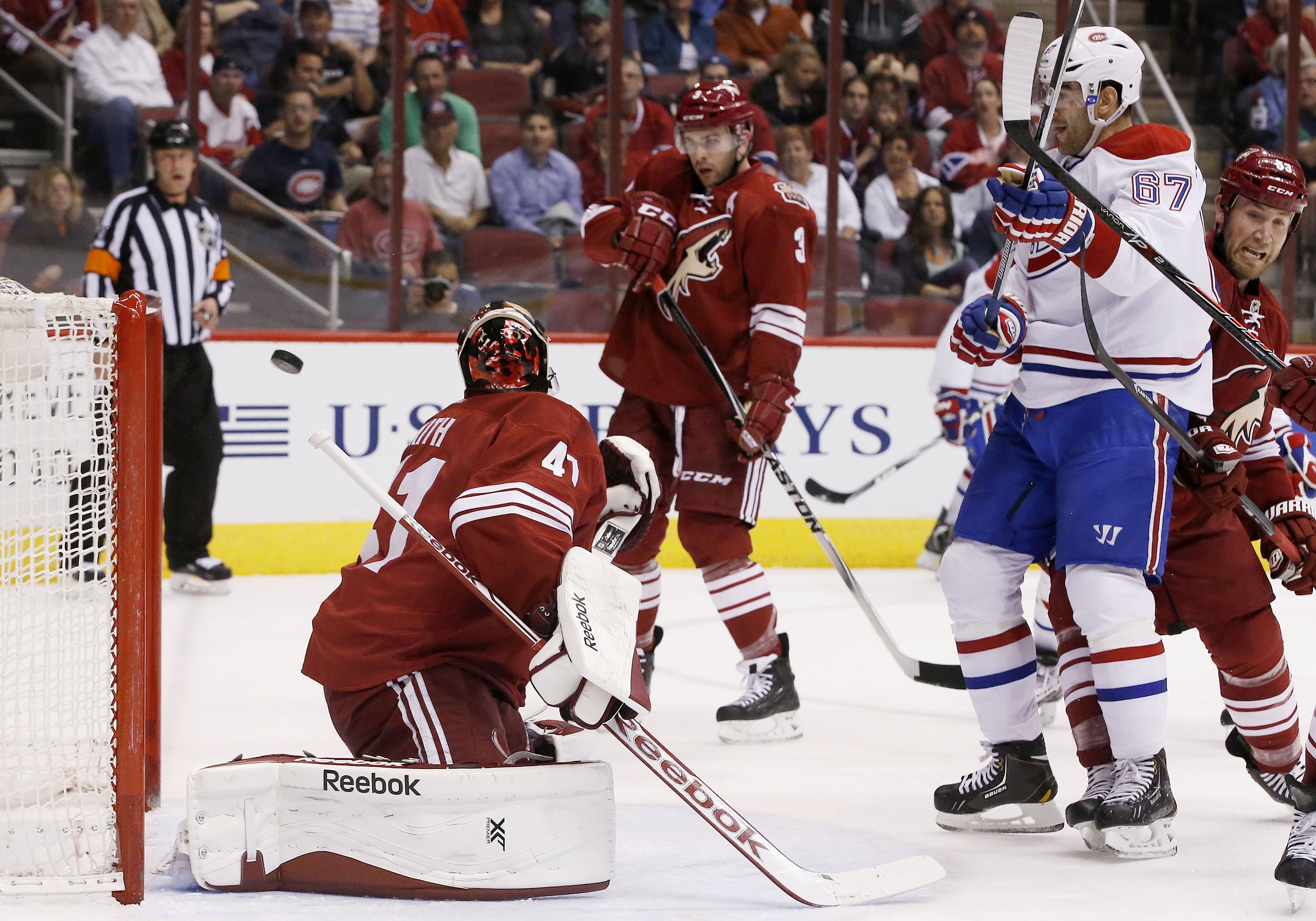 Coyotes rebound for 5-2 win over Habs