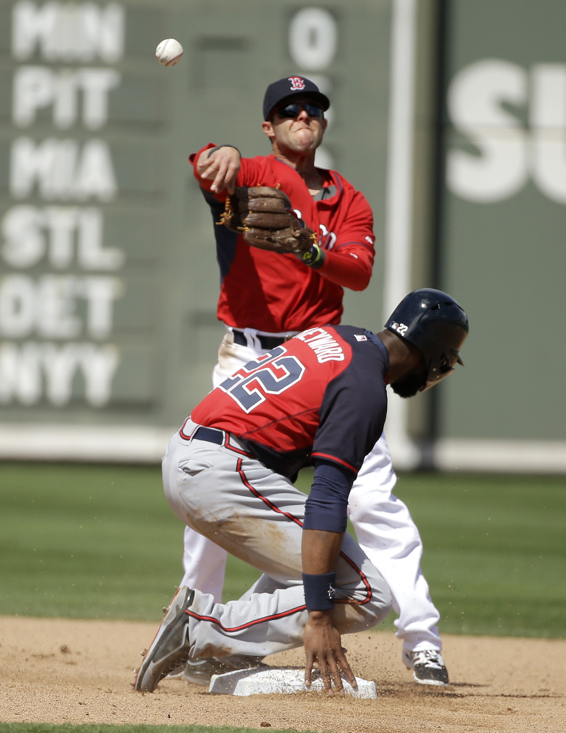 Ortiz ends 0-for-8 start; Red Sox beat Braves 4-1