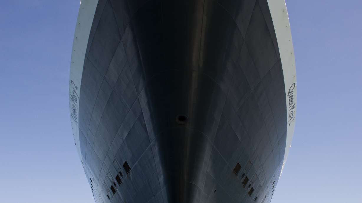 Master and Commander: Cunard Captures Dramatic Images of Captain Standing Beneath Soaring Hull of Queen Mary 2 off Bali Coast