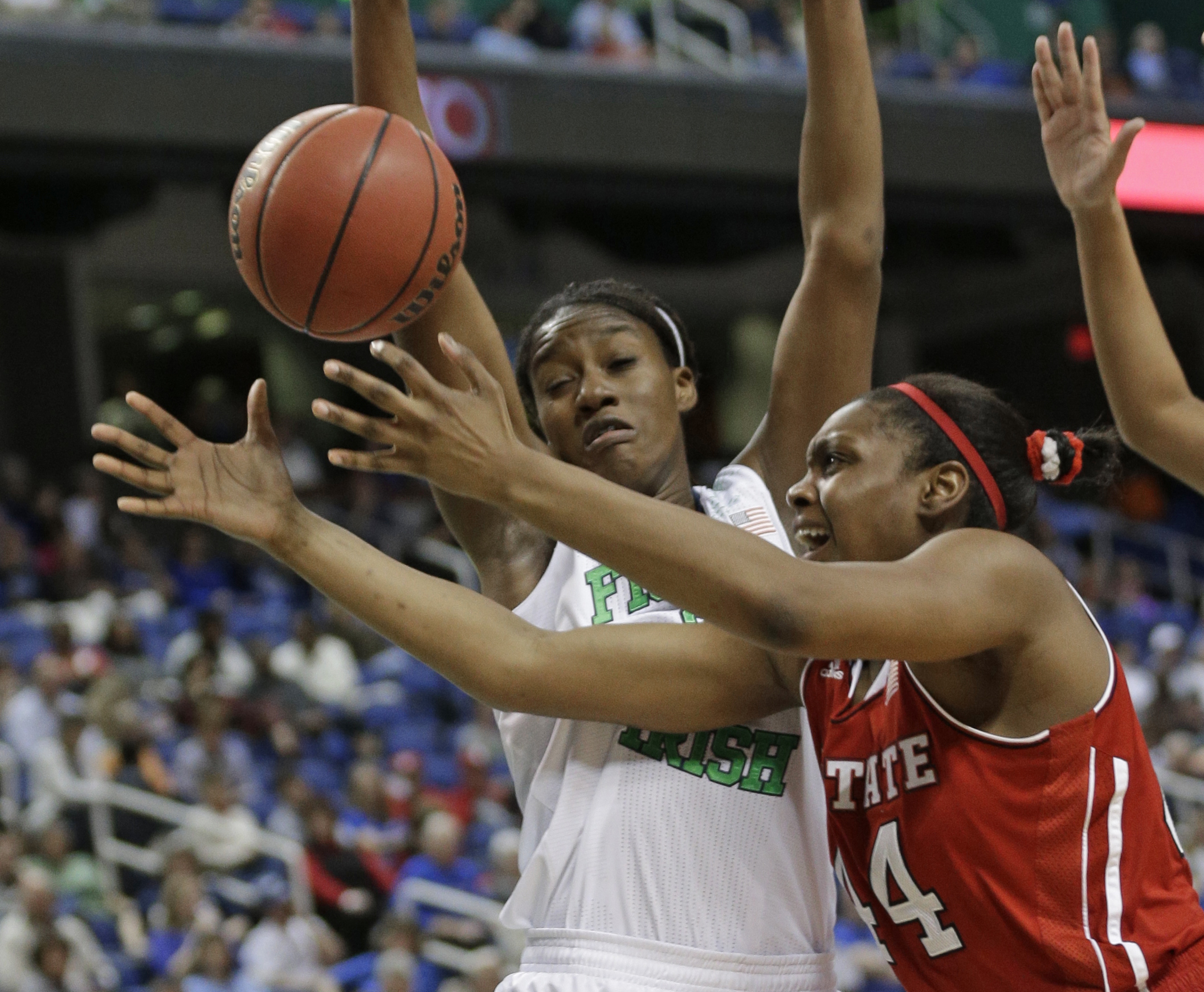 No. 2 Irish beat No. 14 NC State 83-48 in ACCs