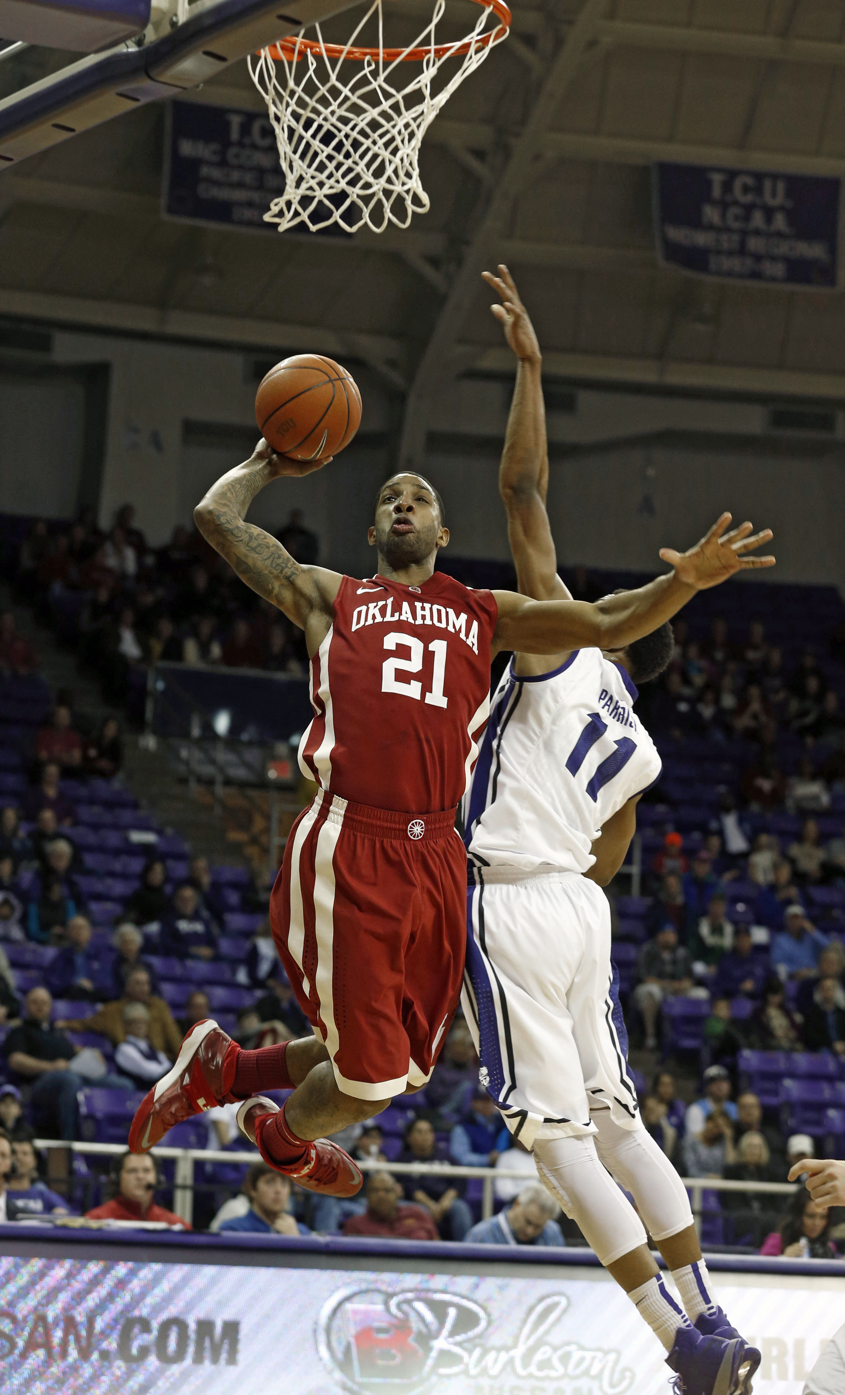 TCU winless in Big 12, loses 97-67 to No. 23 OU