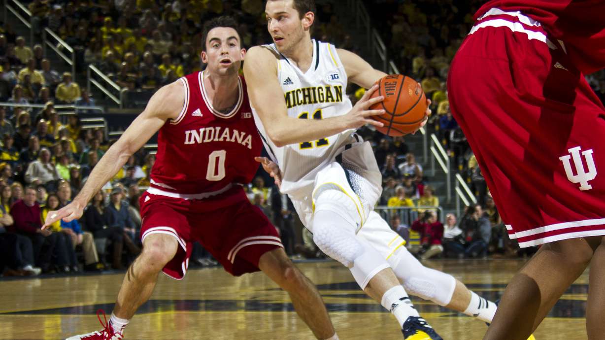 Indiana falters in 84-80 loss to No. 12 Michigan