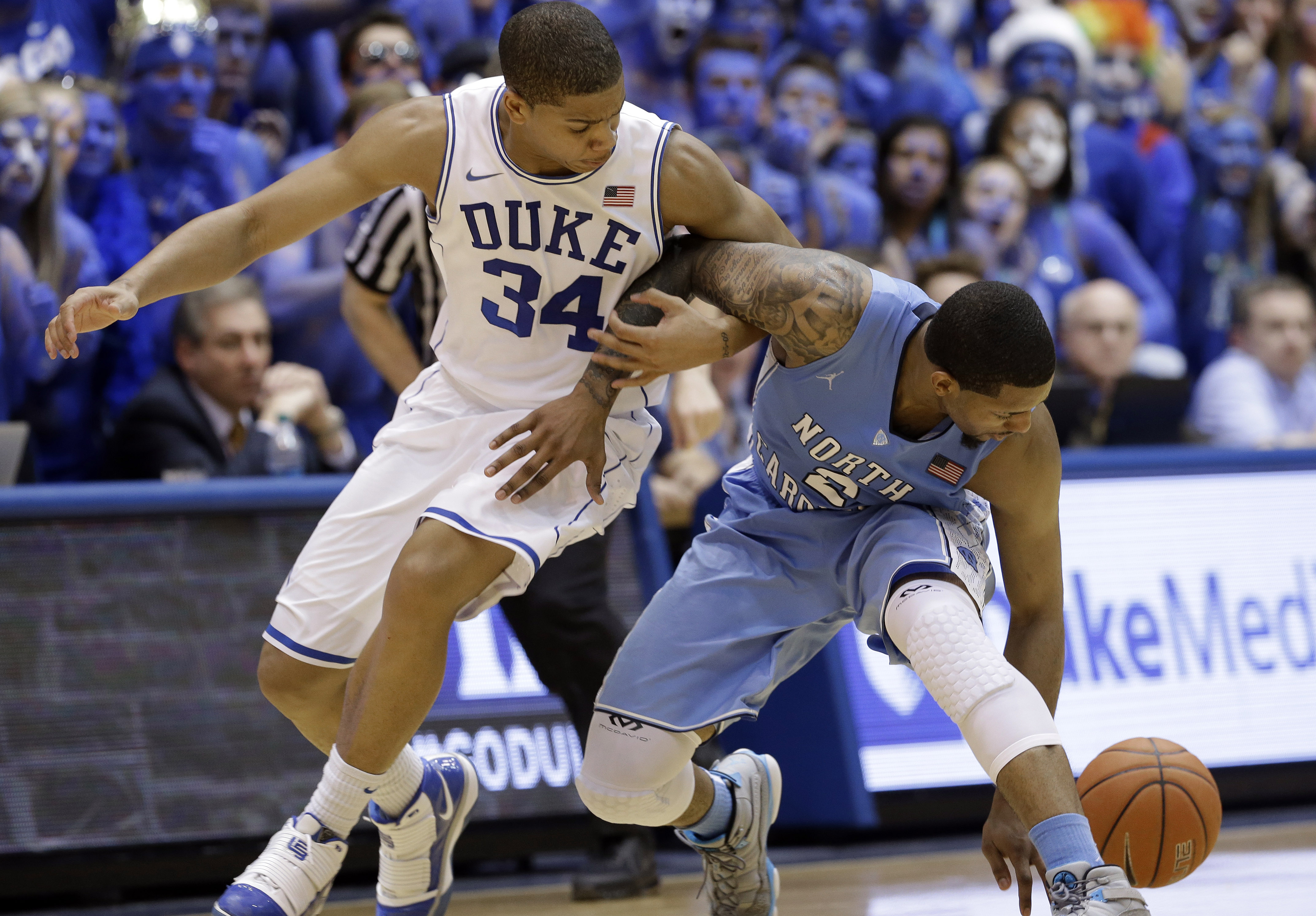 No. 14 UNC's streak ended by No. 4 Duke, 93-81