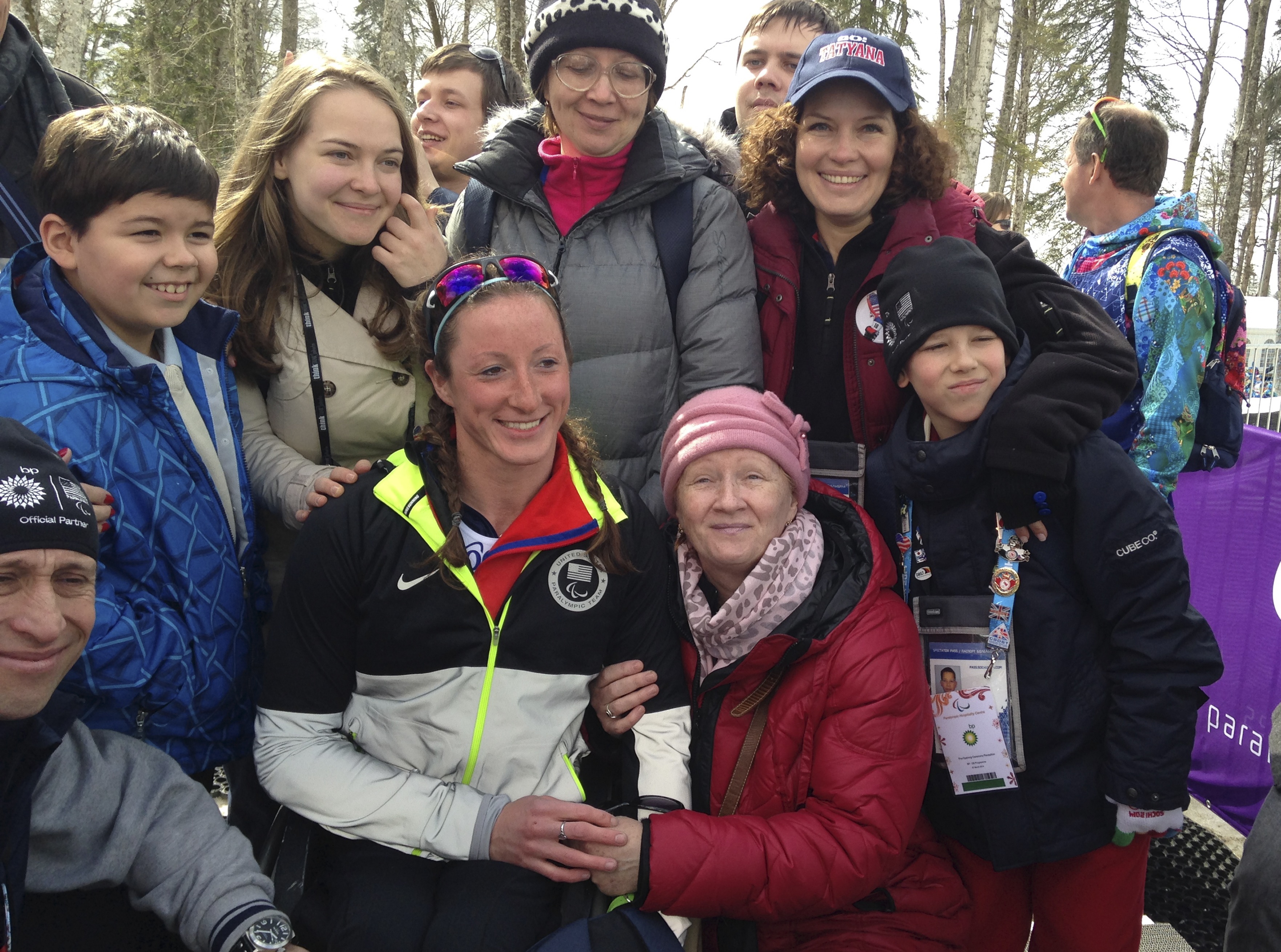 US Paralympian reunited with Russian birth mother