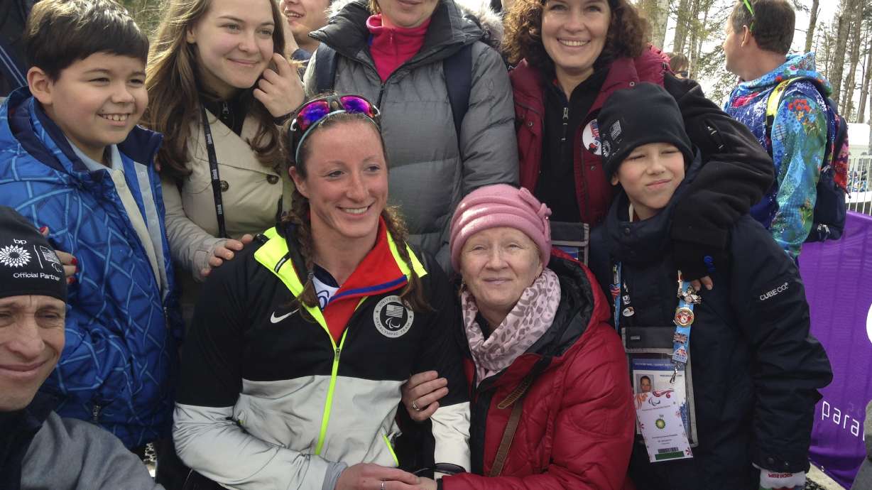 US Paralympian reunited with Russian birth mother