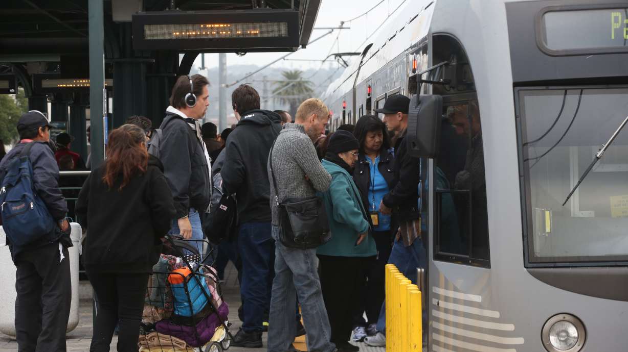 Americans riding public transit in record numbers