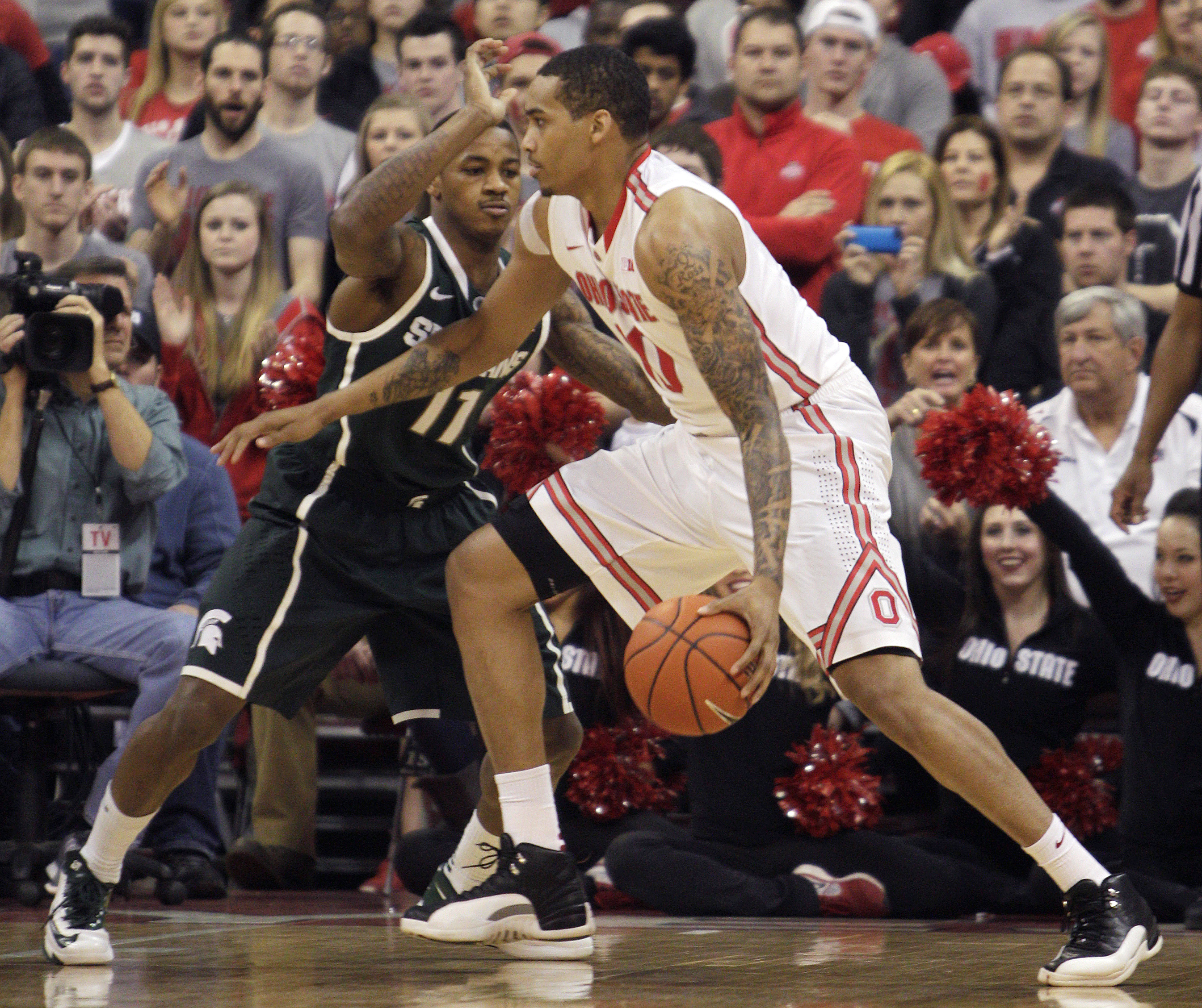 Buckeyes score last 4 in 69-67 win over No. 22 MSU