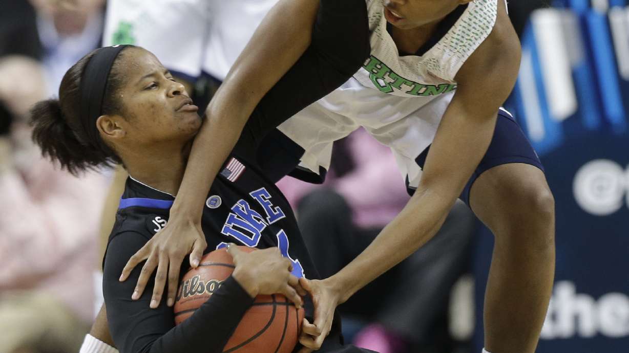 No. 10 Duke falls to No. 2 ND 69-53 in ACC final