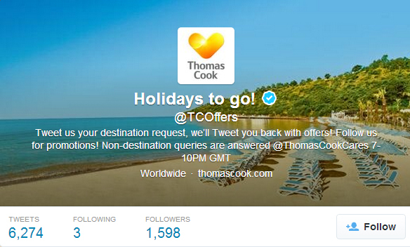 Thomas Cook Group: Thomas Cook creates ‘Holidays to go!’, industry first, providing dream holiday destinations in just seconds