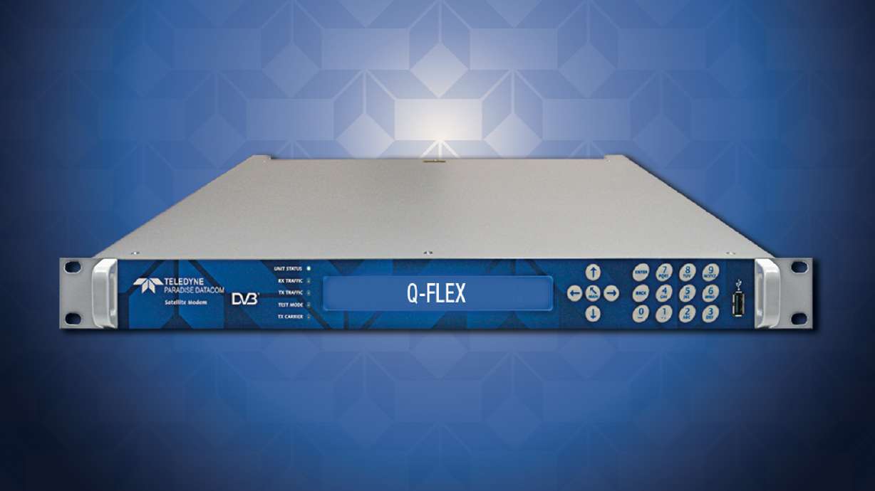 Software-defined satcom modem leverages an integrated suite of advanced IP optimization features, DVB-S2, and optimized spectral roll-offs to best industry competition