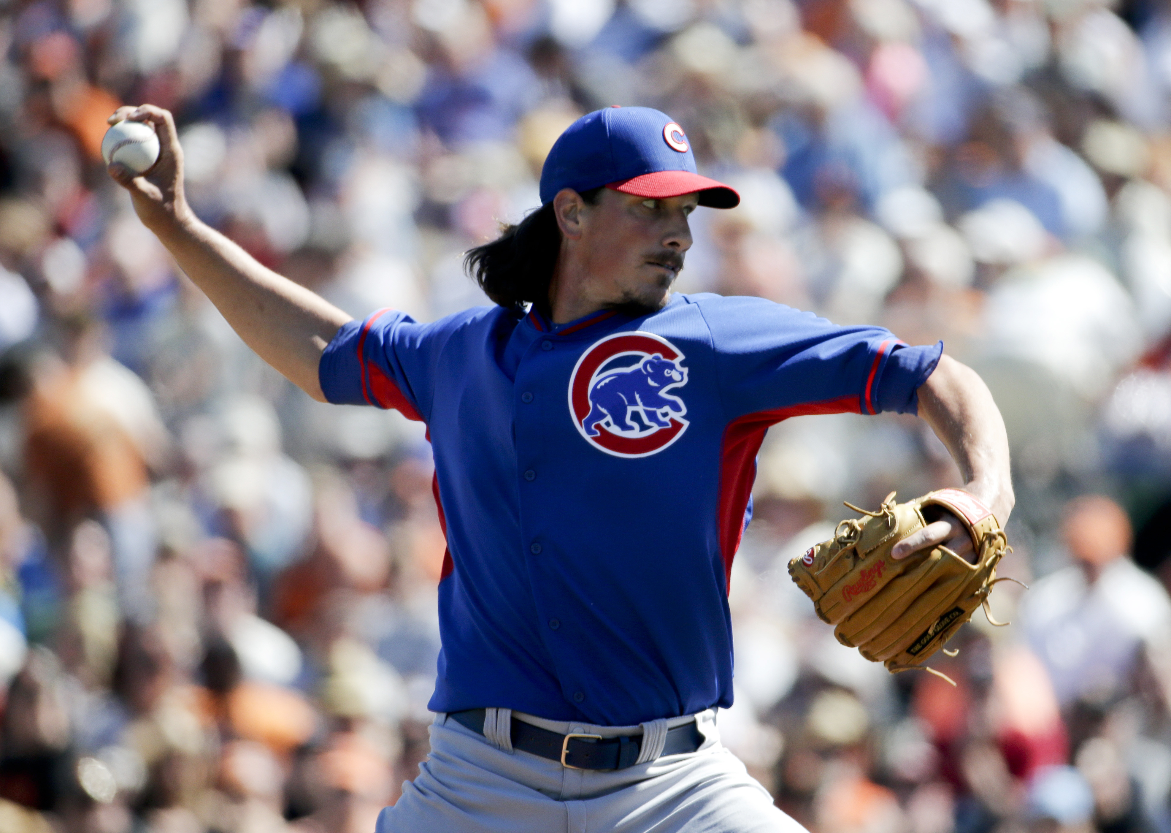 Cain is perfect for 5 innings but Cubs top Giants