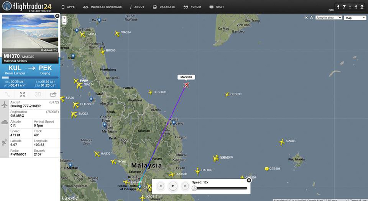 Search widens for missing Malaysian passenger jet