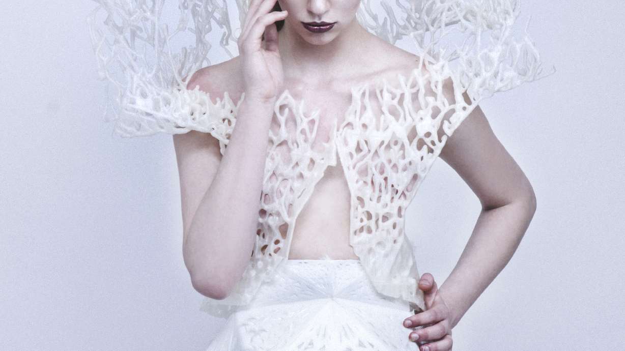 Bristle Dress Created With Computational Design