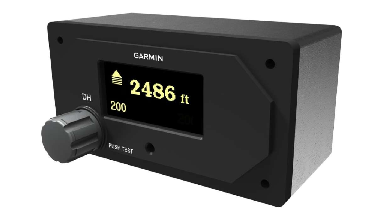 Garmin® Expands Radar Altimeter Product Line With Complete Low-Cost Solution Featuring the GRA 55 and Stand-Alone GI 205 Indicator