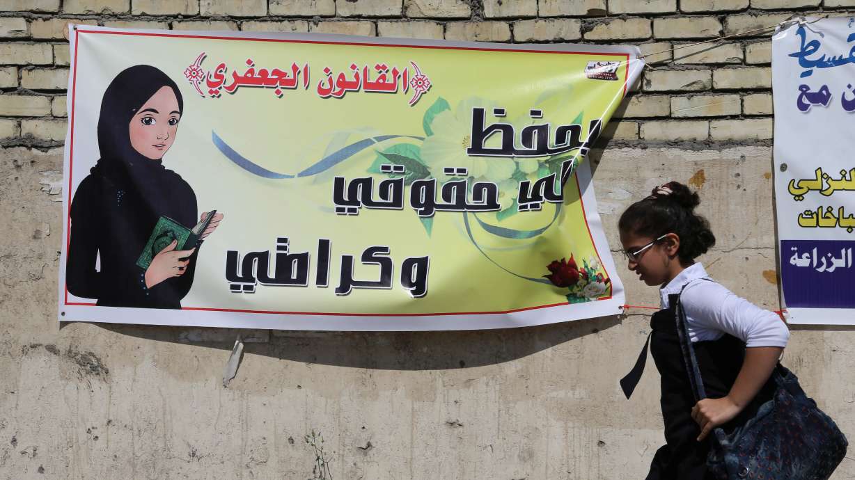 Iraqi bill to legalize child marriage criticized