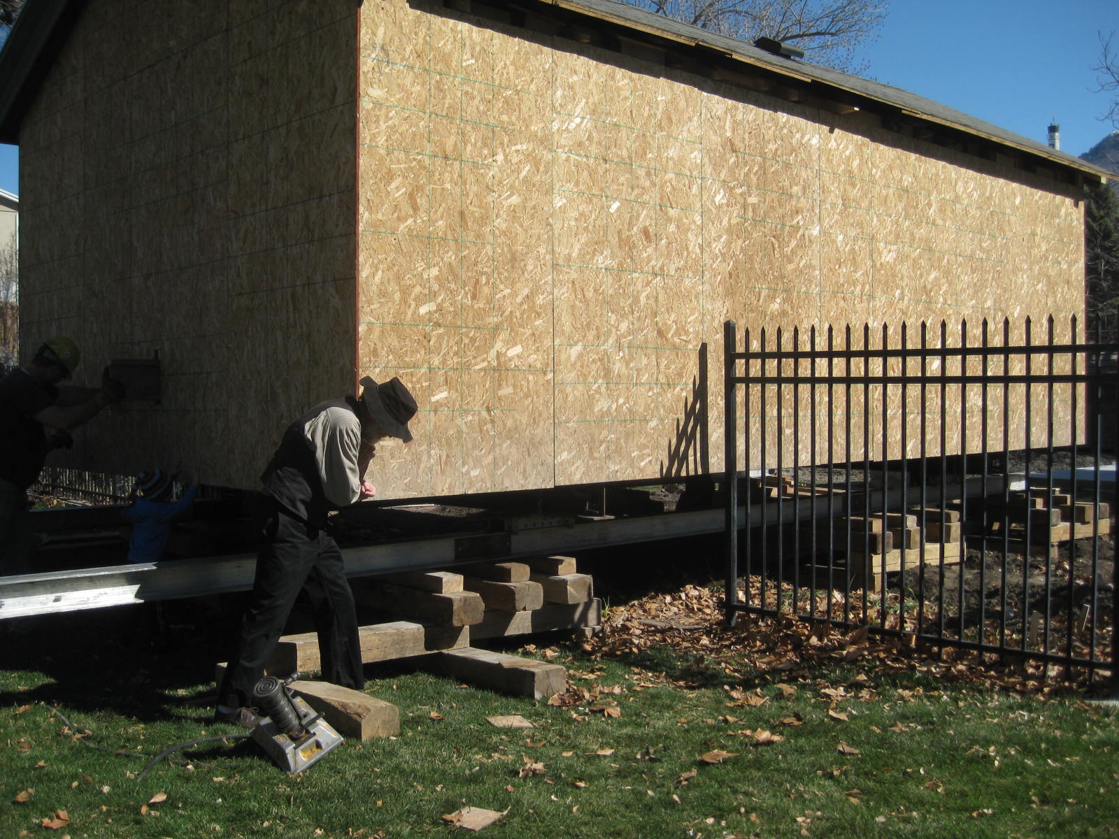 Getting the home ready to move.