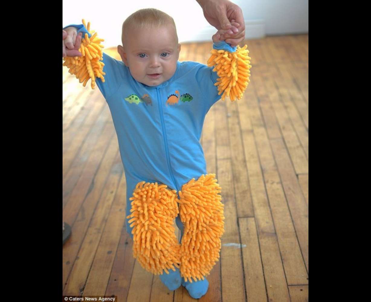 Get your baby to help with the housework (Photo:
Betterthanpants.com)