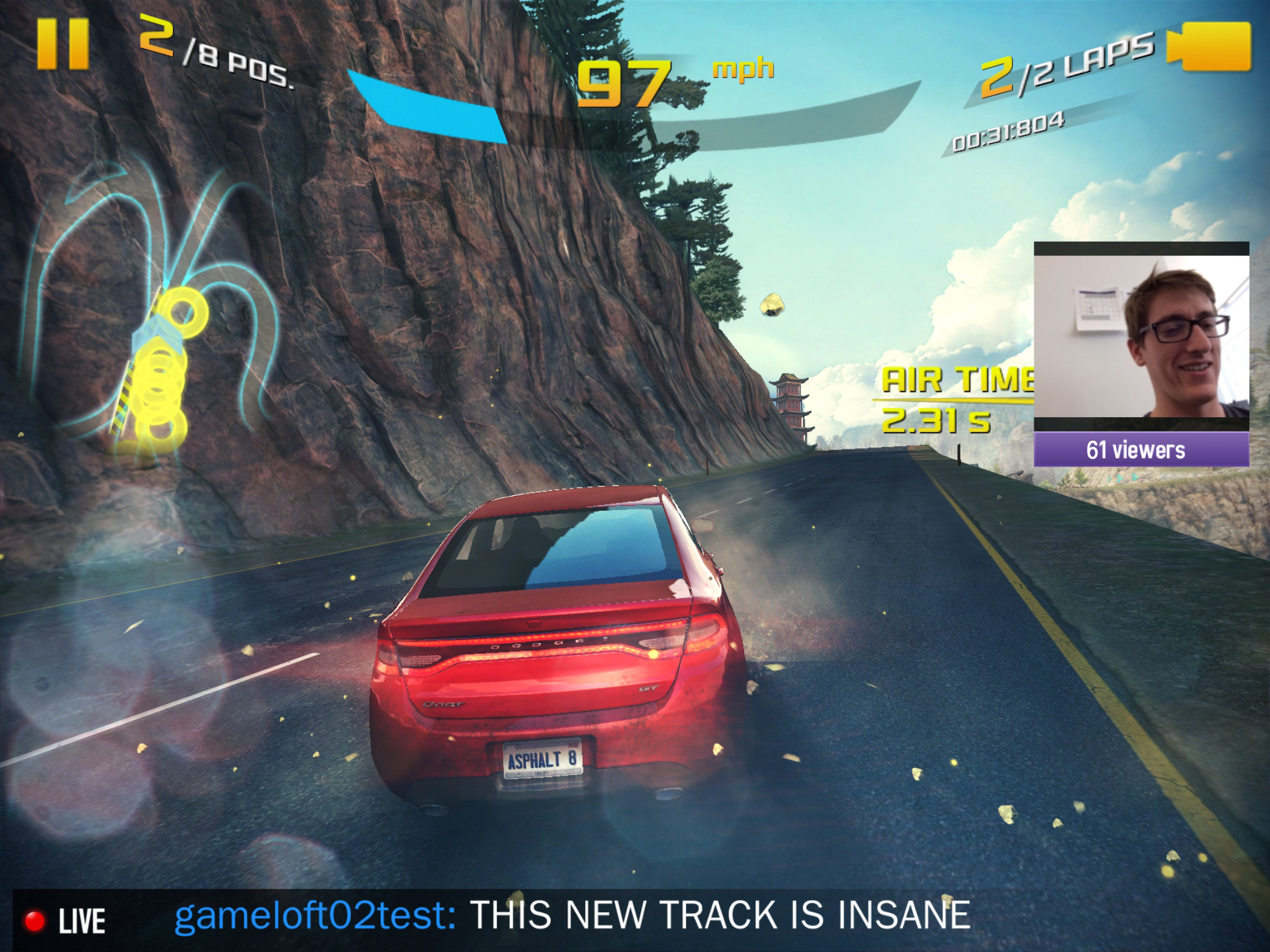 Critically-acclaimed Asphalt 8: Airborne to feature fully interactive Twitch broadcasting functionality