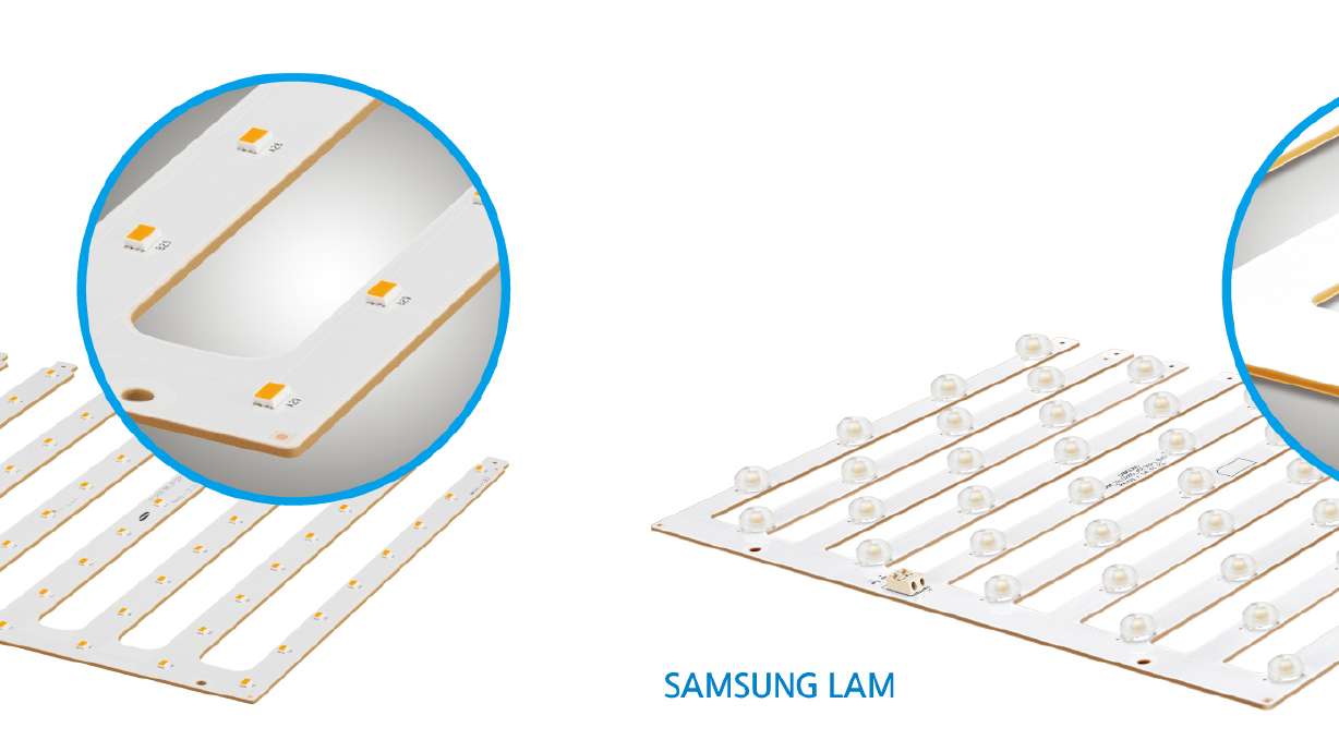 Samsung Now Mass Producing Lens-attached Modules with Optic Technology, for Flat LED Lighting Applications