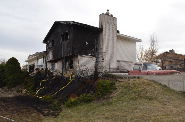Kids playing with matches set neighbor's house on fire, Provo police say