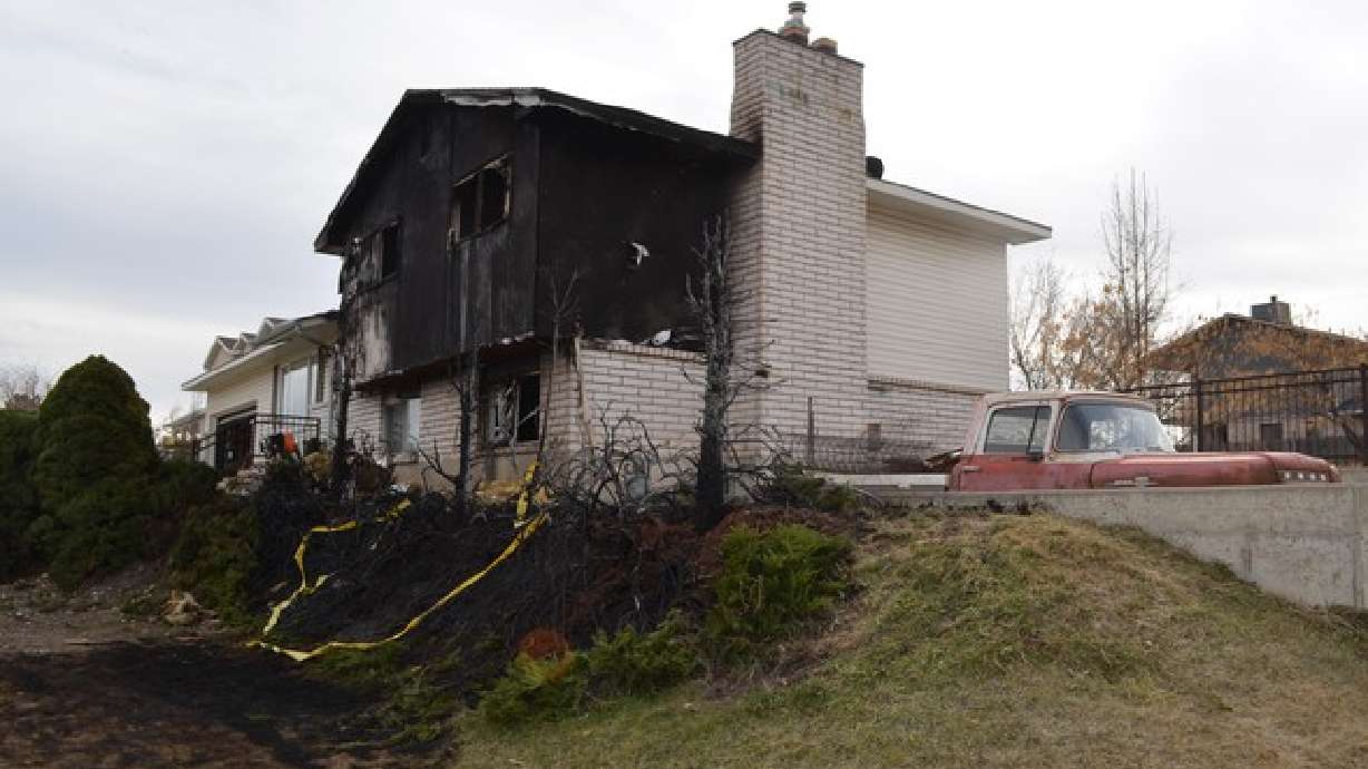 Kids playing with matches set neighbor's house on fire, Provo police say